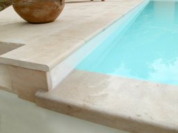 Burgundy Fleury Antique Paving and Pool Coping